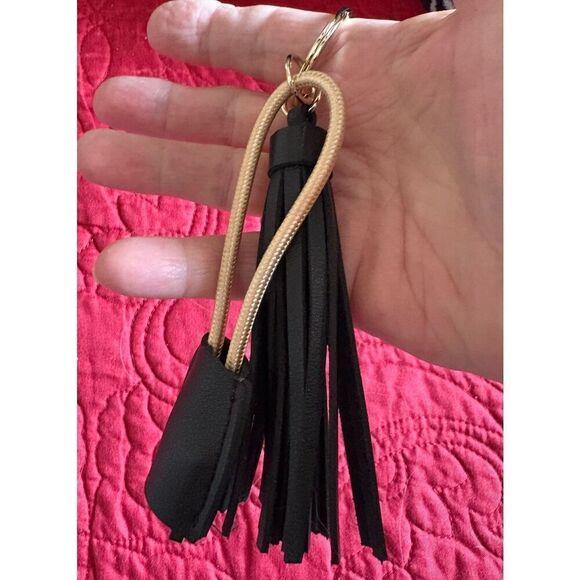 POWER UP IN STYLE - Smartphone Key Chain USB/iPhone Charging Cable w/Tassel. - Picture 16 of 16